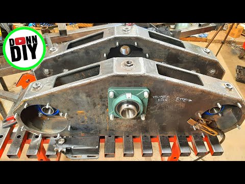 4x4 PTO Driven Timber Trailer BUILD Ep.12 - Chain Housings Completed