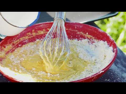Delish - Asian style lupin pancakes with Pork belly
