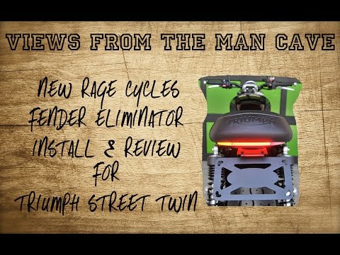 New Rage Cycles Fender Eliminator for Triumph Street Twin
