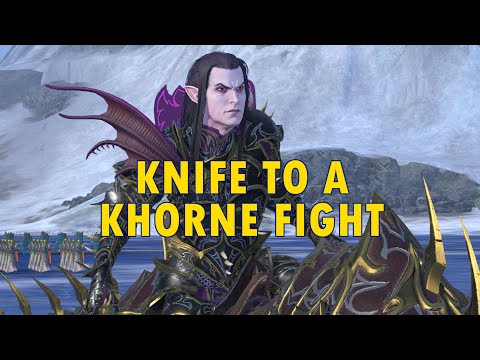 Knife to a Khorne Fight - Multiplayer Battle -  Total War Warhammer 3