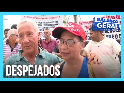 Famílias dizem que estão sendo despejadas de suas próprias casas em SP.
