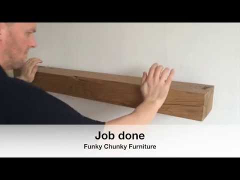 How To Fit A Floating Shelf: Offset Concealed Brackets. Video