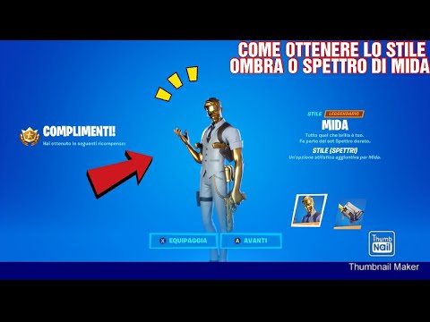 FORTNITE SFIDA FINALE DI MIDA , SPETTRO O OMBRA?