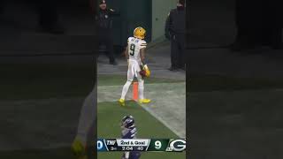 Christian Watson TD and Lambeau Leap! #shorts