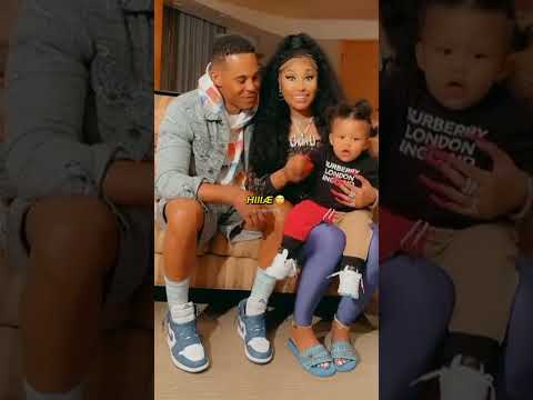 Nicki’s reaction to her son Papa Bear’s first ‘Hi’ 😭😍 #nickiminaj #shorts #viral