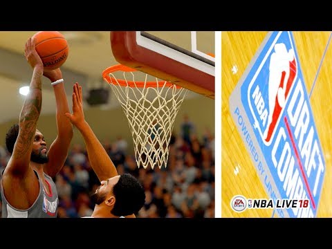 NBA Live 18 Gameplay - NBA Draft Combine Getting Picked In The Lottery
