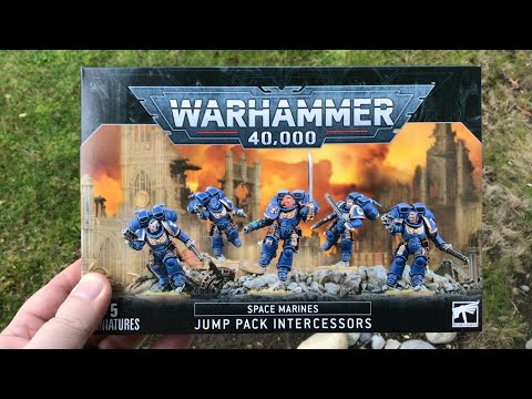 Space Marines Jump Pack Intercessors Unboxing