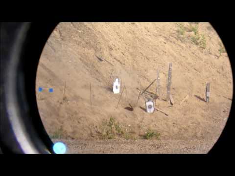 HAENEL RS9 338 Norma Magnum ZCO ZC527 scope VS Steel plate 300-meters.