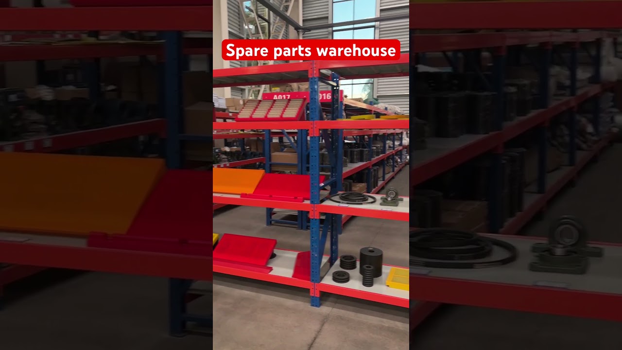 Our spare parts warehouse-LZZG(China) #machine #factoryproducts #automobile #manufacturing