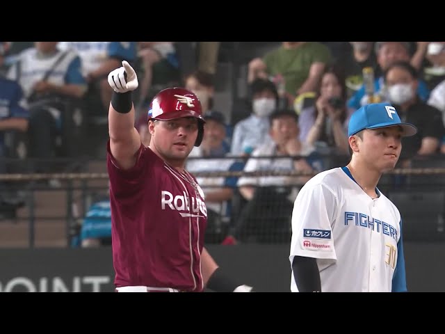 【1回表】初球打ち!! イーグルス・ボイト 三遊間を破るタイムリーヒットで先制!! 2025年7月6日 北海道日本ハムファイターズ 対 東北楽天ゴールデンイーグルス