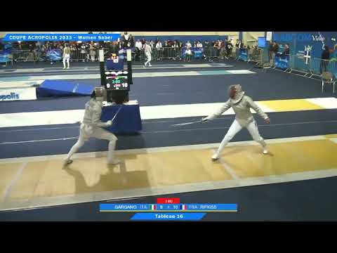 Coupe Acropolis 2023 SWS - L16 - Rebecca Gargano ITA v Margaux Rifkiss FRA