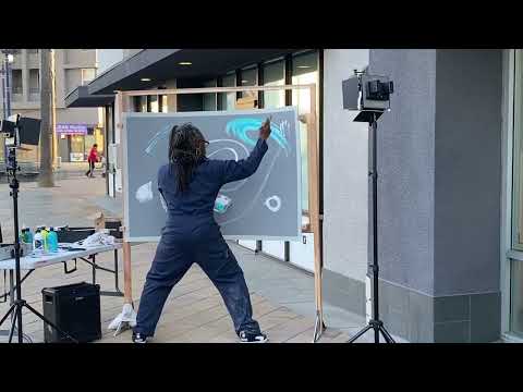 Chrysaline: Kinetic Painting demo by Jose Angel Castro