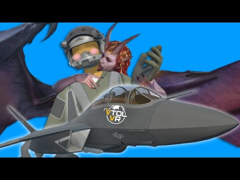 Cyberharcèlement à Mach 2 en VR (avec Mizora) | VTOL VR EF-24G