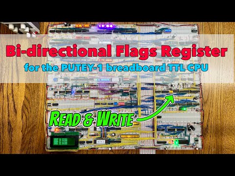 Creating a Writable Flags Register on the PUTEY-1 Breadboard TTL CPU