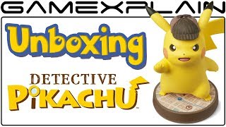 Detective Pikachu amiibo UNBOXING!  It's Gigantic!!