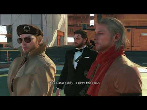 Metal Gear Solid V : The Phantom Pain : Quiet wants to head out with Boss