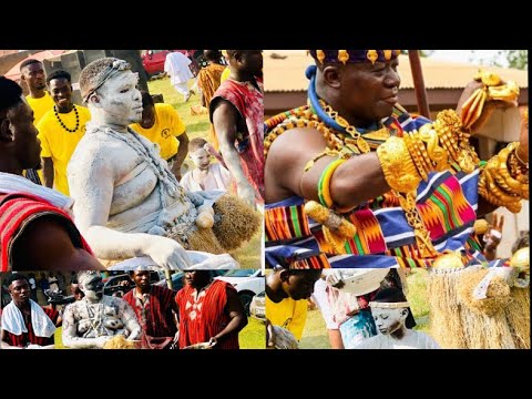 THE GREAT MARSHALL AT BEKWAI-BOAJAA FESTIVAL!!!#culture #otumfuooseitutu #tradition #akan
