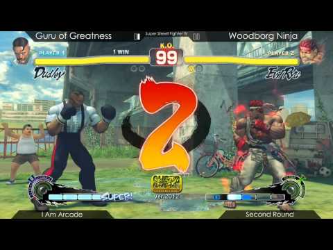 I Am Arcade - Woodborg Ninja (EvilRyu) vs Guru of Greatness (Dudley) - WinnersR2 -2014/03/26-SSFIV