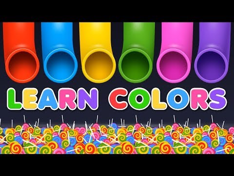 Learn Colors with Candy Surprise Eggs - Colors Videos Collection