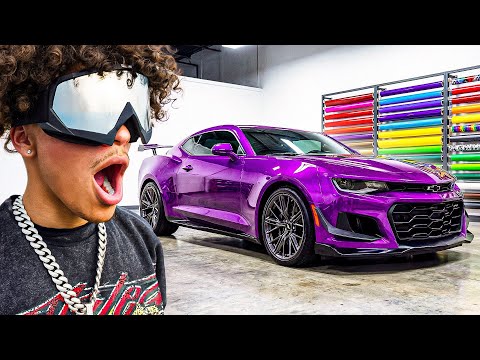 I WRAPPED MY CAMARO ZL1...