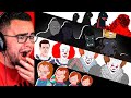 Reacting To EVERYTHING The EVOLUTION Pennywise Chucky Godzilla