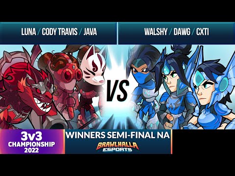 Luna, Cody Travis, & Java vs Walshy, Dawg, & Cxti - Winners Semi-Final - 3v3 Championship 2022 - NA