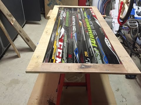 LaBelle Hockey Stick Coffee Table Part 2
