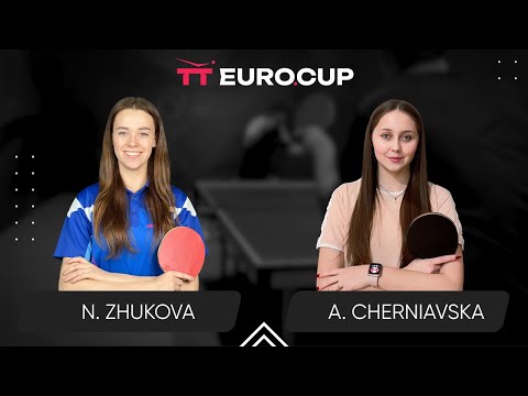 12:50 Nadiia Zhukova - Alina Cherniavska 09.06.2024 TT Euro.Cup Ukraine Star. TABLE 4