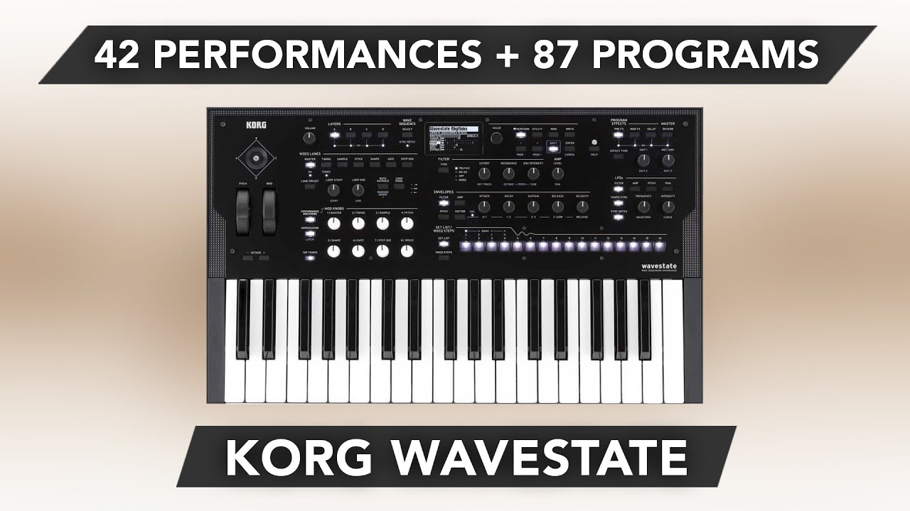 TPL080 - ( Bundle ) - 3lAtlas + Classic Synth Waves - Korg Wavestate / mkII / Se / Native - Video Preview 1