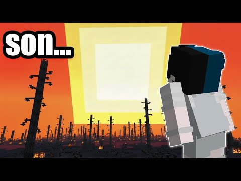 Minecraft Hardcore'da GÜNEŞ Kıyametinde 100 Gün!