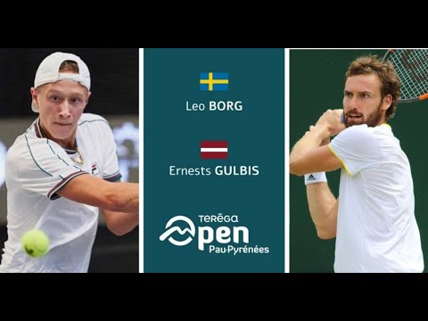 Leo Borg vs Ernests Gulbis | Pau • Highlights