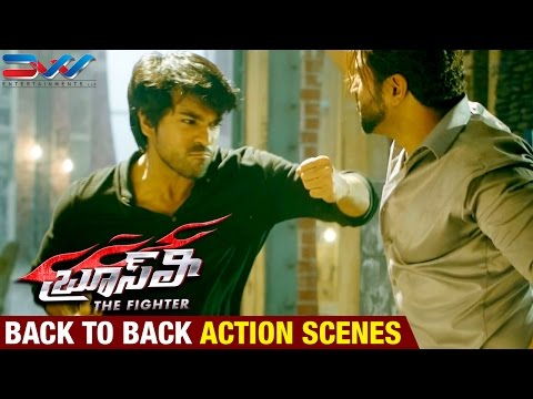 Bruce Lee The Fighter Telugu Movie | Back to Back Action Scenes | Ram Charan | Rakul Preet | DVV