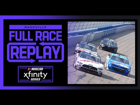 NASCARアリー400（ナッシュビル・スピードウェイ）Xfinityクラスのフルレース動画