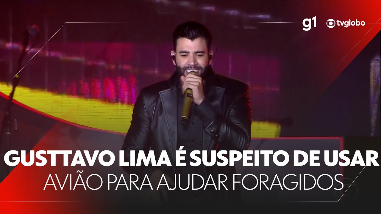 Operação Integration: Gusttavo Lima é suspeito de usar avião pra ajudar pessoas foragidas #g1 #JN
