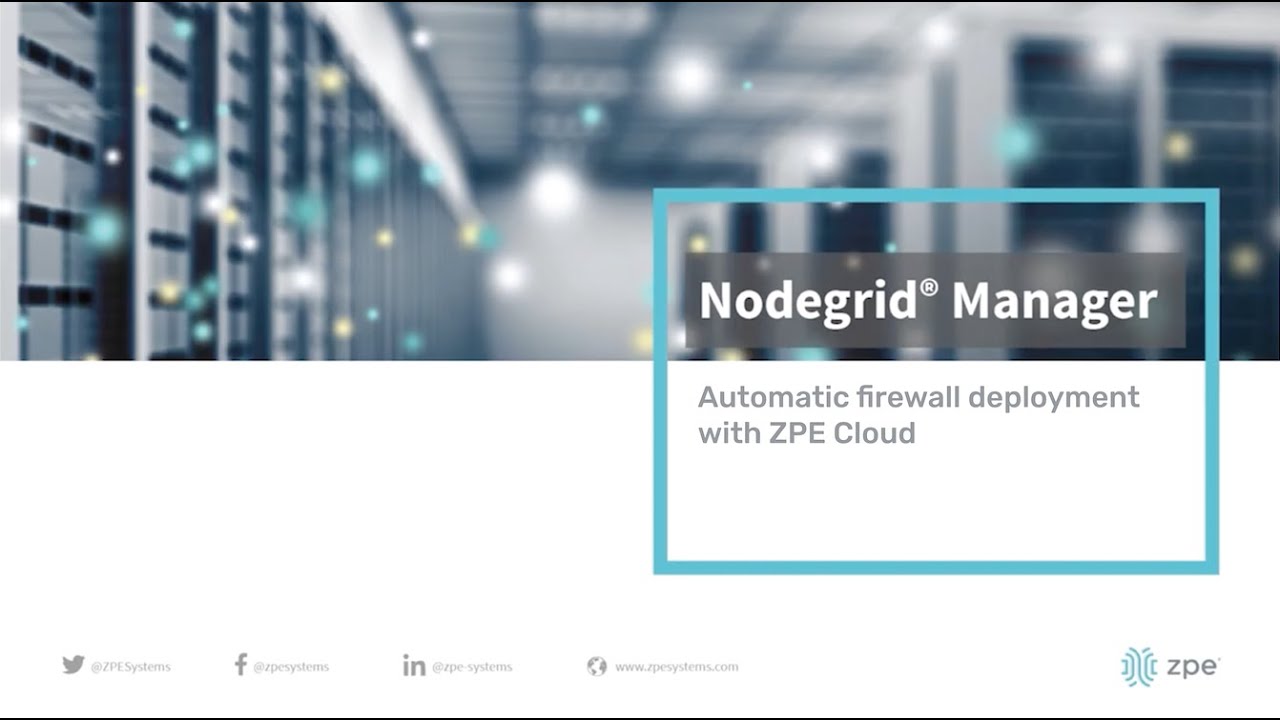 Automate Firewall Deployment With ZPE Cloud