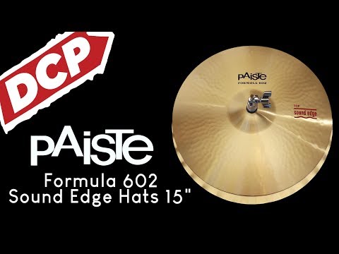 Paiste Formula 602 Sound Edge Hi Hat Cymbals 15" image 5