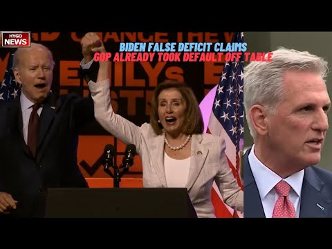 Biden's Mumbling Response, Gaffes, False Deficit Claims, McCarthy already took default off the table