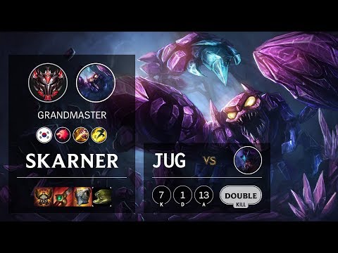 Skarner Jungle vs Rek'Sai - KR Grandmaster Patch 10.10