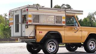 1971 Ford Bronco with Four Wheel Camper Highlights