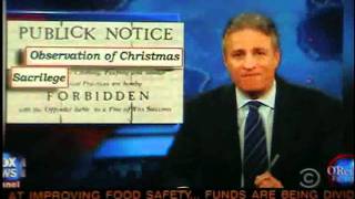Bill O'Reilly: Jon Stewart vs. Christmas??