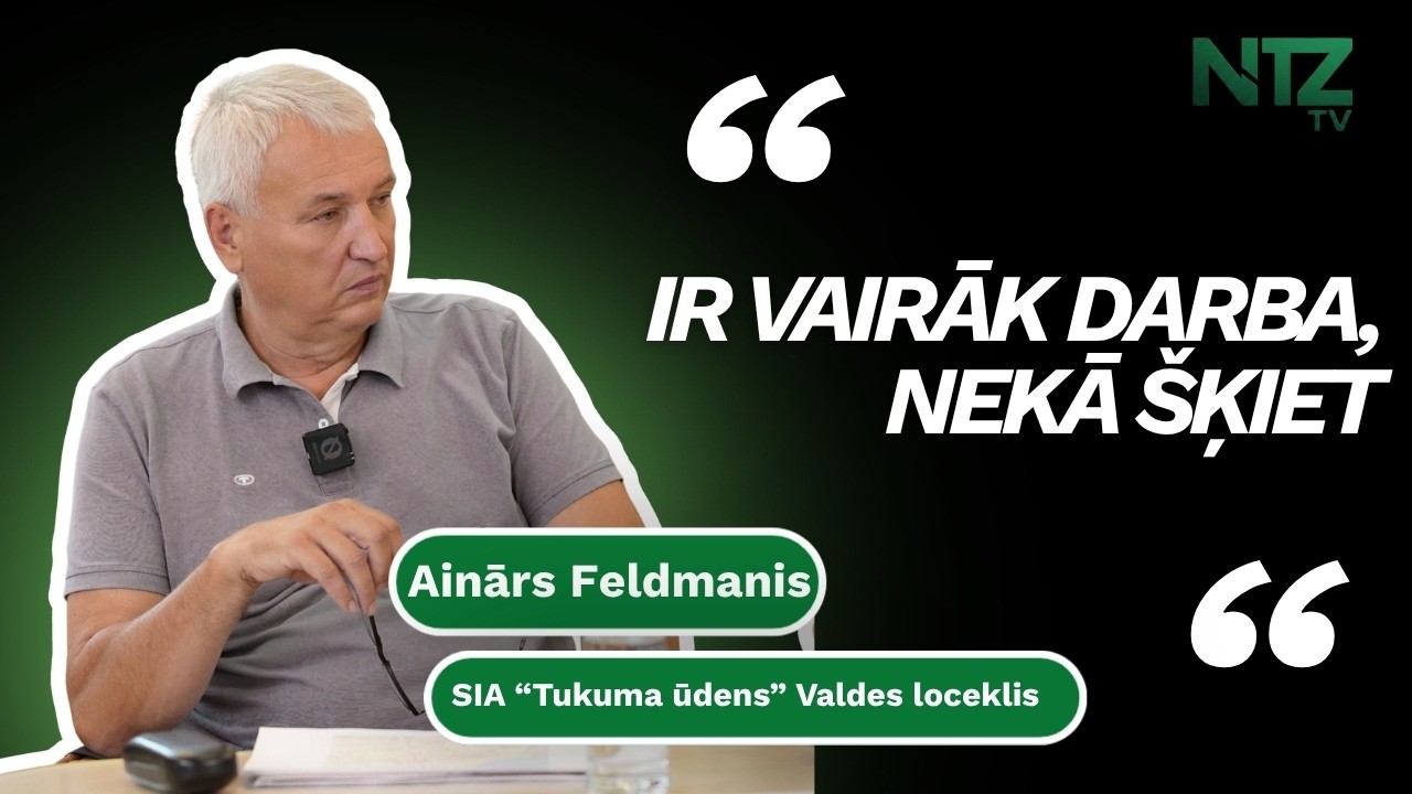 Nedēļas saruna: Ainārs Feldmanis, SIA «Tukuma ūdens» vadītājs
