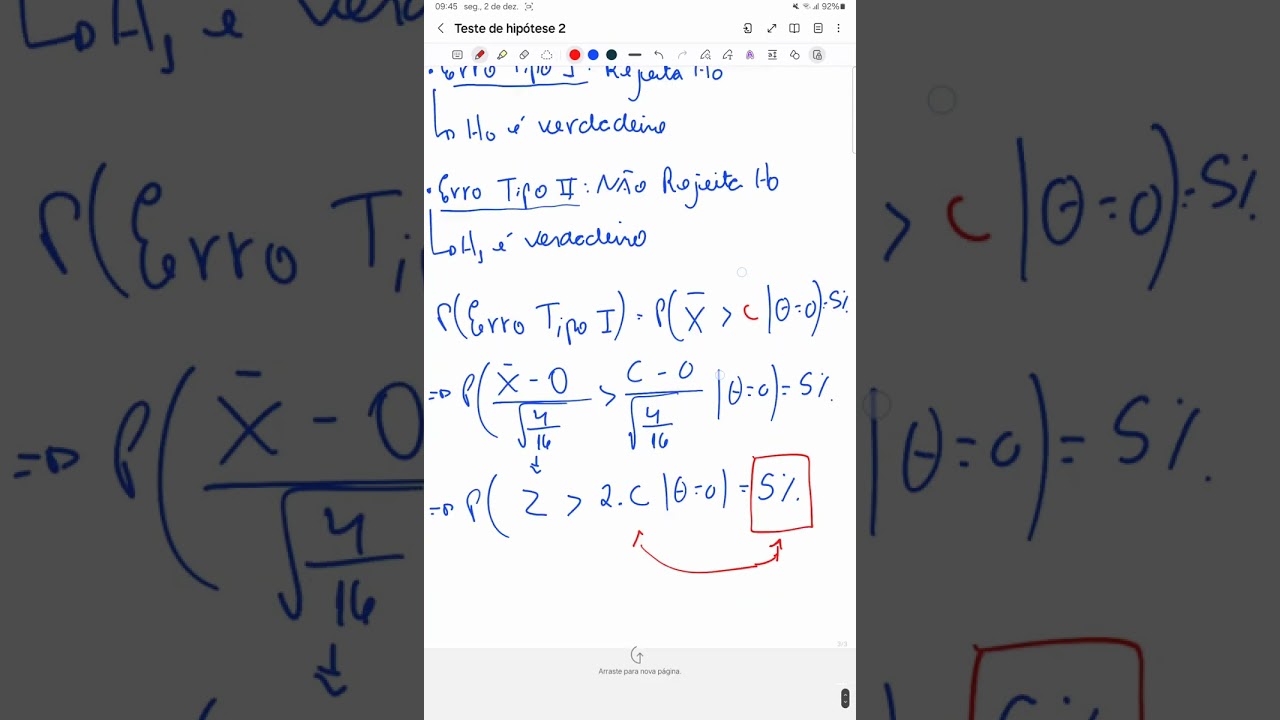 Teste de Hipótese - Parte 2