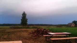 preview picture of video 'Lightning storm in Uzvaras Līdums, Latvia'