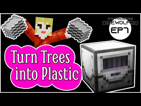 Industrial Foregoing Plastic from Trees! EP7 Direwolf20 1.16 Modpack Let's Play