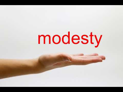 How to Pronounce modesty - American English