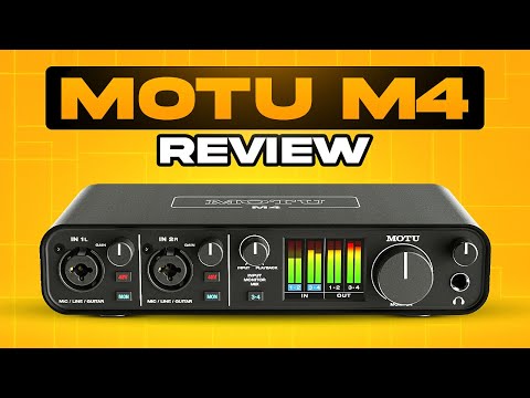 MOTU M4 USB-C Audio Interface 2019 - Present - Black image 10