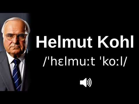 🇩🇪 How to pronounce Helmut Kohl (CORRECTLY!)