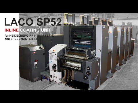 LACO SP52 Inline Coating Unit for HEIDELBERG PM 52 and SM 52