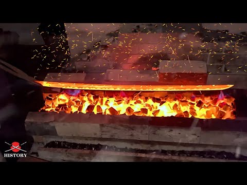 Forging a Katana by a Japanese Swordsmith - Full Process Unveiled