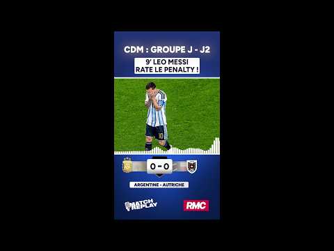 Argentine 2-0 Autriche : Les comms RMC du record de Lionel Messi !